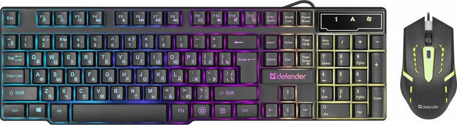 Набор клавиатура+мышь Defender Sydney C-970 RU черный