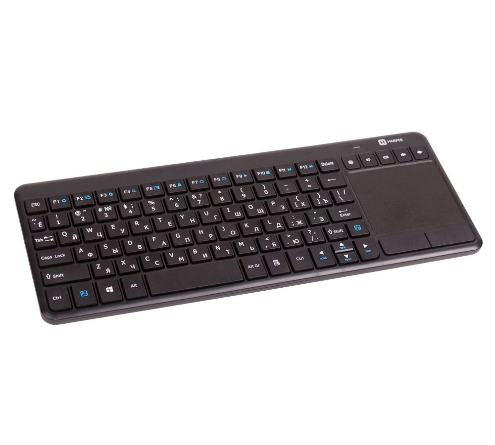 Клавиатура Harper KBT-101 радио беспроводная Black - фото 2