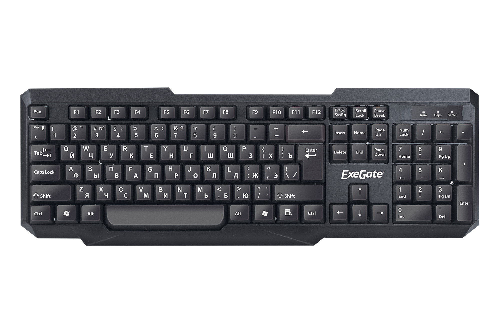 Клавиатура ExeGate LY-404 Black USB клавиатура exegate professional standard ly 405 black ex287138rus