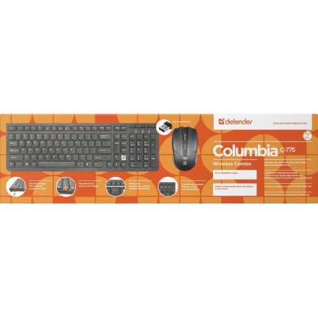 Набор клавиатура+мышь Defender Columbia C-775RU - фото 4
