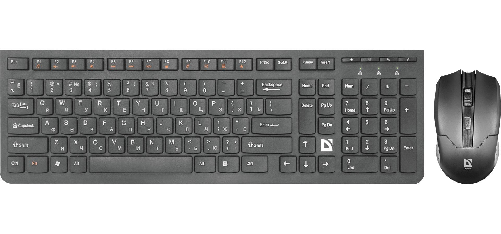цена Набор клавиатура+мышь Defender Columbia C-775RU