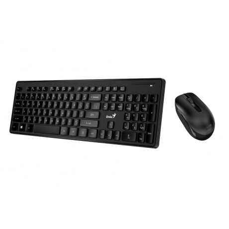 Набор клавиатура+мышь Genius SlimStar 8006 Wireless Desktop Combo Black USB - фото 1