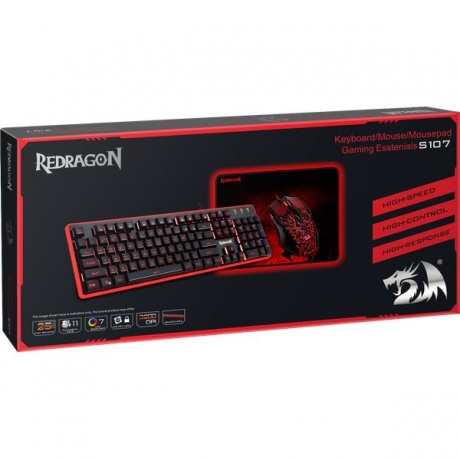 Набор клавиатура+мышь Redragon S107 78225 - фото 8