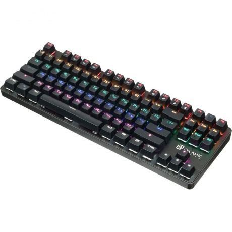 Клавиатура Oklick 969G SHOTGUN механическая черный USB Multimedia for gamer LED - фото 13