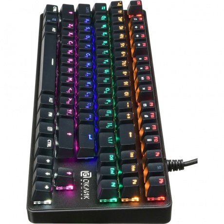 Клавиатура Oklick 969G SHOTGUN механическая черный USB Multimedia for gamer LED - фото 14