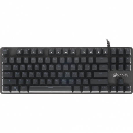 Клавиатура Oklick 969G SHOTGUN механическая черный USB Multimedia for gamer LED - фото 3