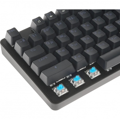 Клавиатура Oklick 969G SHOTGUN механическая черный USB Multimedia for gamer LED - фото 6