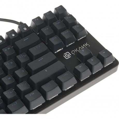 Клавиатура Oklick 969G SHOTGUN механическая черный USB Multimedia for gamer LED - фото 8