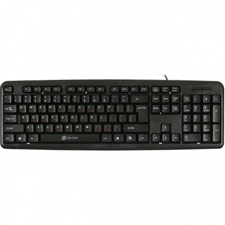 Клавиатура Oklick 90MV2 черный USB - фото 8