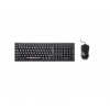 Клавиатура+мышь Oklick 621M IRU клав:черный мышь:черный USB