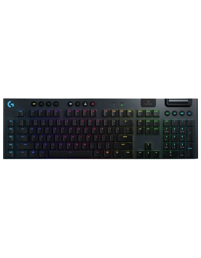 Клавиатура Logitech G G915 Tactile Switch RGB Black USB (920-008909) клавиатура logitech g915 tactile switch rgb 920 008909