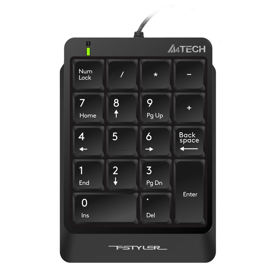 Числовой блок A4Tech Fstyler FK13P черный 2 4ghz wireless numeric keypad 18 keys digital keyboard for accounting teller