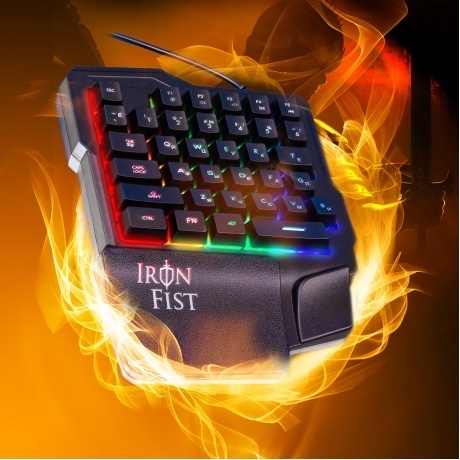 Игровой блок Oklick 701G Irom Fist черный - фото 5