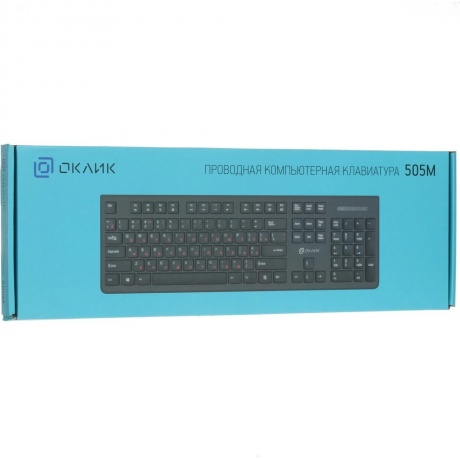 Клавиатура Oklick 505M черный - фото 7