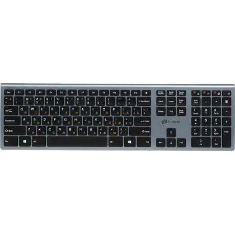 Клавиатура Oklick 890S серый