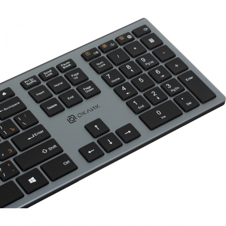 Клавиатура Oklick 890S серый - фото 4