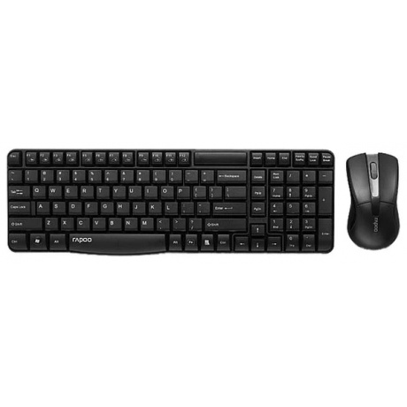 Набор клавиатура+мышь Rapoo X1800S черный - фото 1