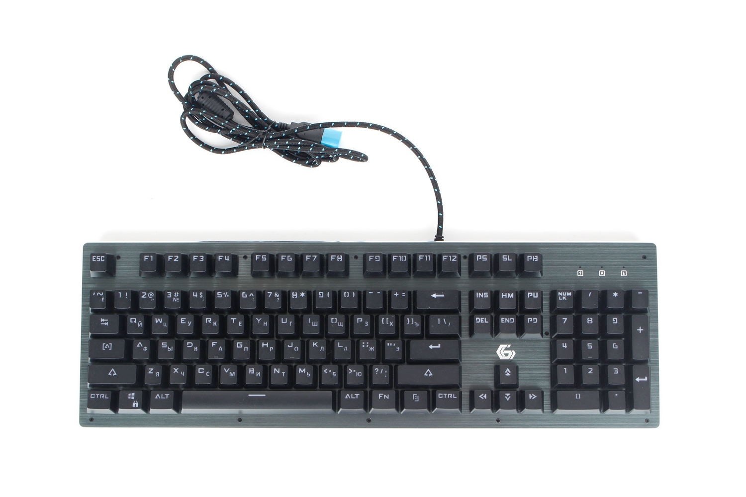 Клавиатура Gembird KB-G550L Black игровая клавиатура gembird kb g550l chaser black usb