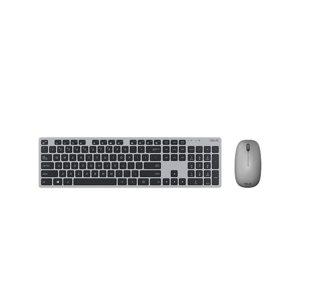 Набор клавиатура+мышь Asus W5000 Grey/Black 90XB0430-BKM0J0 - фото 1