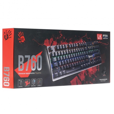 Клавиатура A4Tech Bloody B760 Neon серый - фото 7