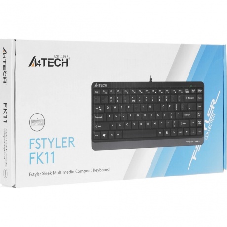 Клавиатура A4Tech Fstyler FK11 серый - фото 8