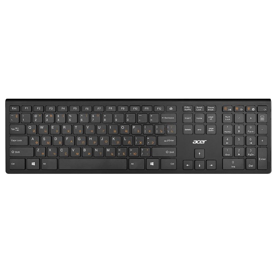 Клавиатура Acer OKR020 (ZL.KBDEE.004) черный аккумулятор для acer 23 tczv1 004 grape34 tm00742 14 8v