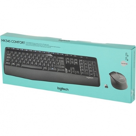 Набор клавиатура+мышь Logitech MK345 черный - фото 6