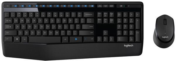Набор клавиатура+мышь Logitech MK345 черный набор клавиатура мышь logitech mk330 black