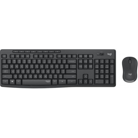 Набор клавиатура+мышь Logitech MK295 Silent Wireless Combo черный - фото 1