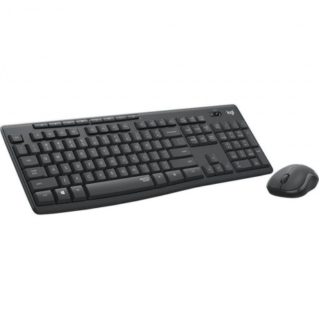 Набор клавиатура+мышь Logitech MK295 Silent Wireless Combo черный - фото 3