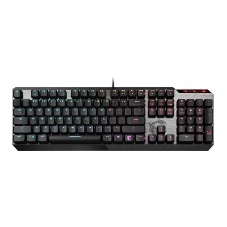 Клавиатура MSI Vigor GK50 Low Profile RU черный - фото 1