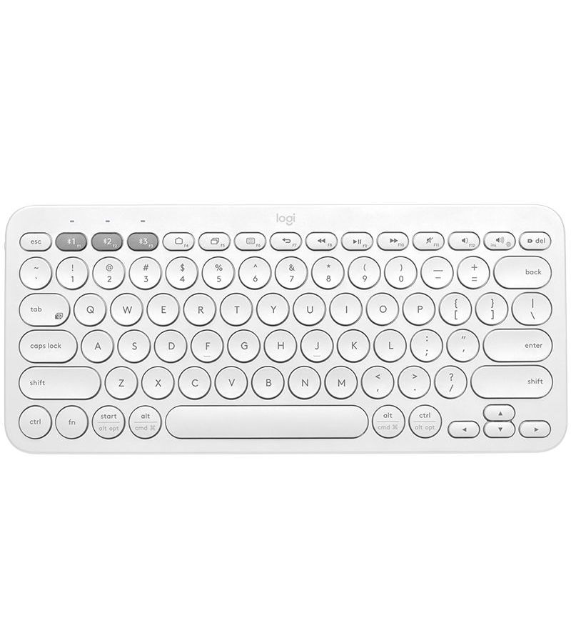 Клавиатура Logitech K380 White клавиатура беспроводная logitech k380 off white