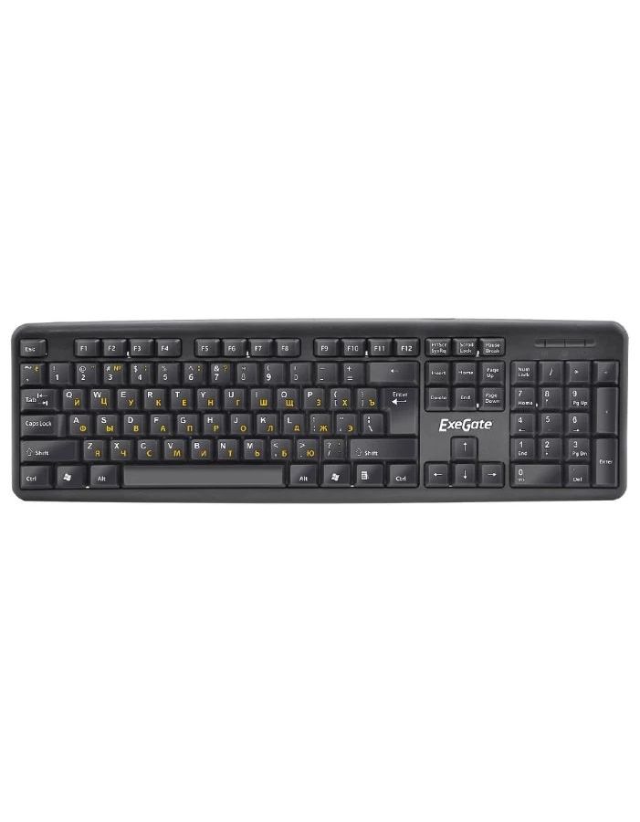 Клавиатура ExeGate LY-331 USB Black клавиатура для ноутбука asus k55 черная без рамки плоский enter