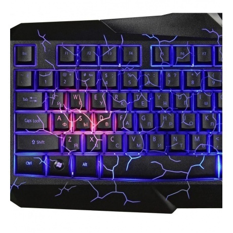 Комлект Oklick HS-HKM100G Imperial черный - фото 30