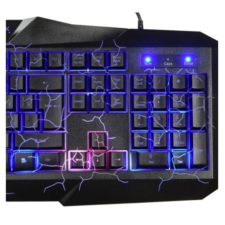 Комлект Oklick HS-HKM100G Imperial черный - фото 31