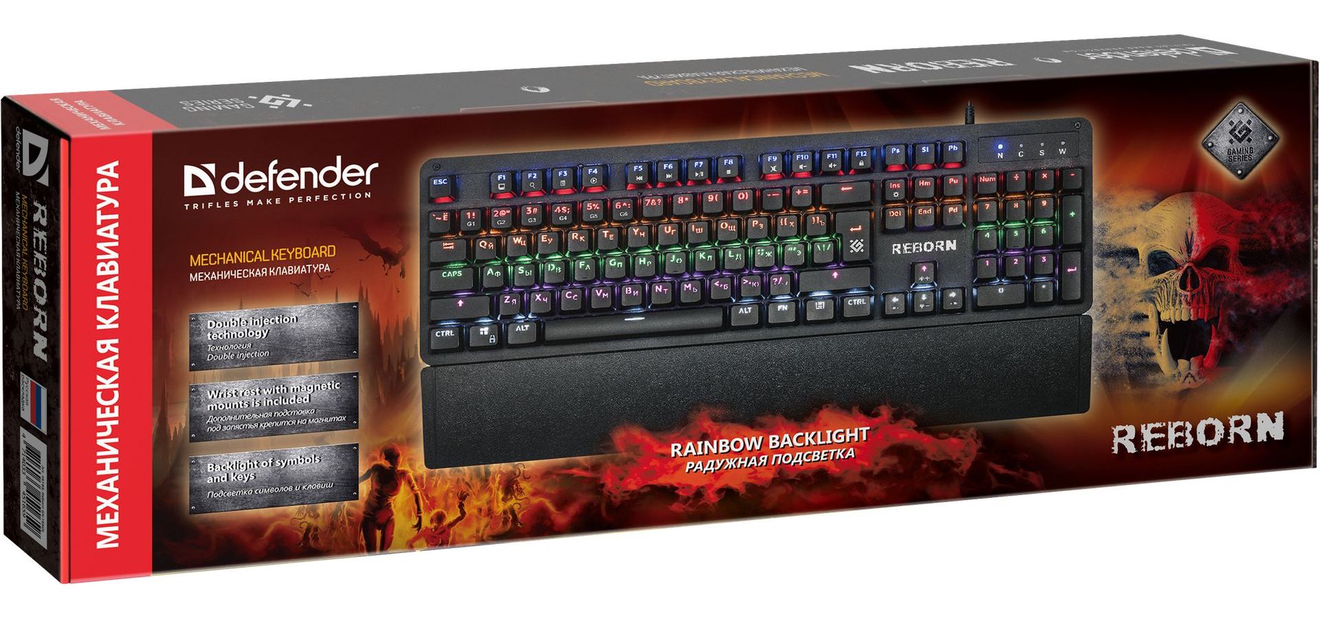 Клавиатура Defender Reborn GK-165DL (45165) цена и фото