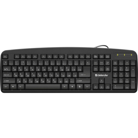 Клавиатура Defender Office HB-910 (45910) Black - фото 2