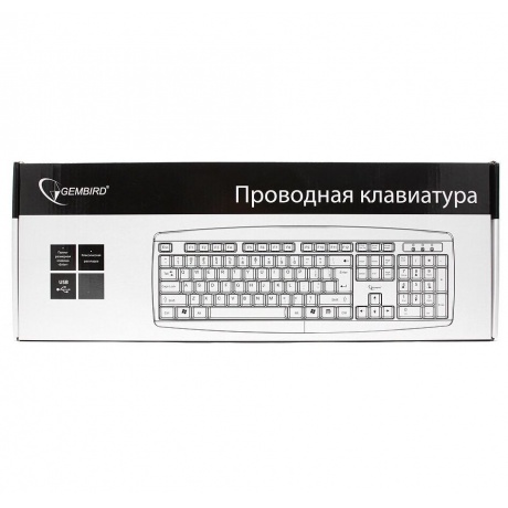 Клавиатура Gembird KB-8351U-BL black  (KB-8351U-BL) - фото 3