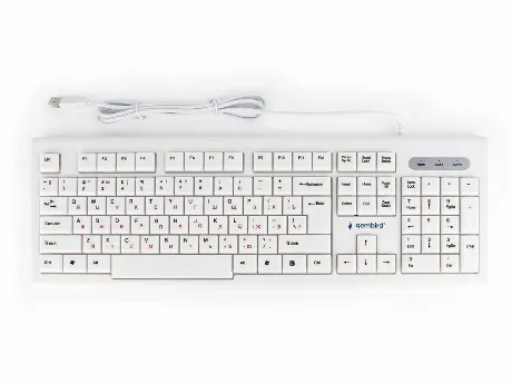 Клавиатура Gembird KB-8354U white  (KB-8354U)