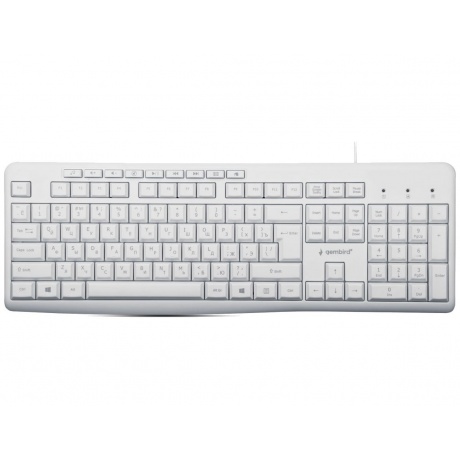 Клавиатура Gembird KB-8430M white (KB-8430M) - фото 1