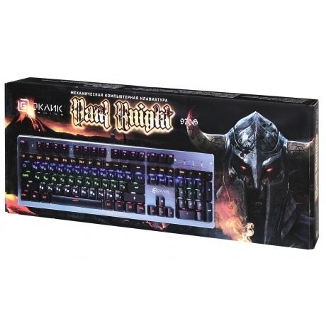 Клавиатура Oklick 970G  черный/серебристый - фото 13