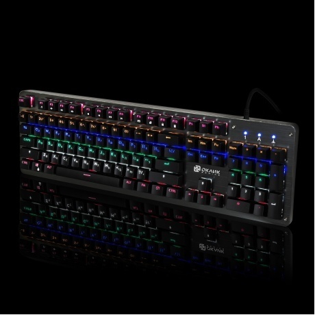 Клавиатура Oklick 970G  черный/серебристый - фото 15