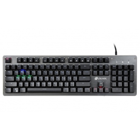 Клавиатура Oklick 970G  черный/серебристый - фото 10