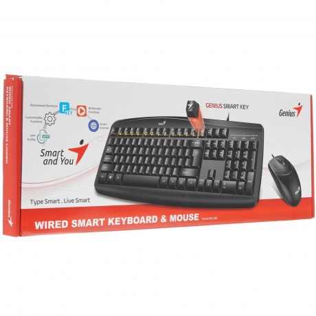 Клавиатура + мышь Genius Smart KM-200 (31330003416) - фото 9