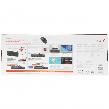 Клавиатура + мышь Genius Smart KM-200 (31330003416) - фото 10