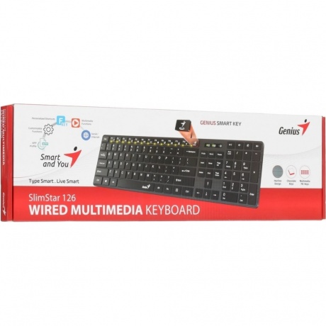 Клавиатура Genius SlimStar 126 (31310017417) Black - фото 13