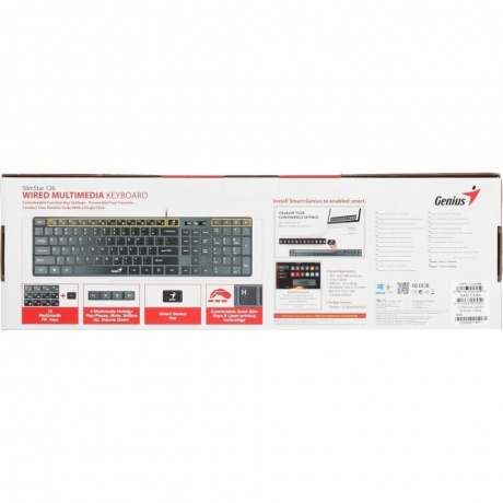 Клавиатура Genius SlimStar 126 (31310017417) Black - фото 14