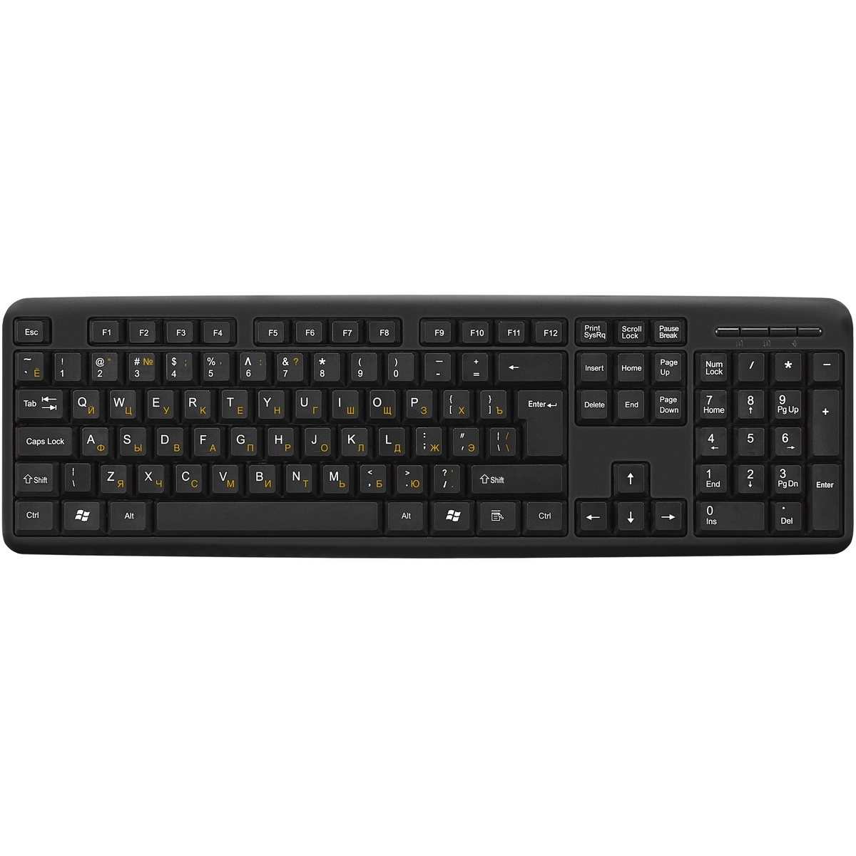 цена Клавиатура ExeGate Professional Standard LY-405 Black (EX287138RUS)