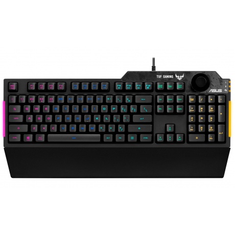Клавиатура Asus TUF Gaming K1 чёрная (90MP01X0-BKRA00) - фото 1