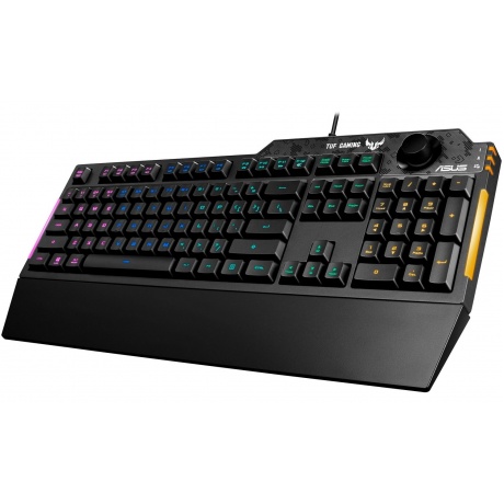 Клавиатура Asus TUF Gaming K1 чёрная (90MP01X0-BKRA00) - фото 2